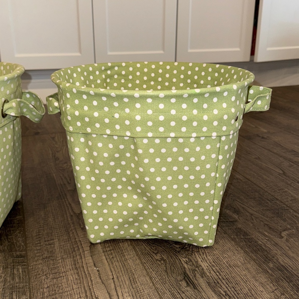 Pottery barn kids canvas utility bin